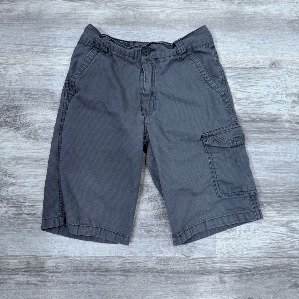 Levi's Boys Gray Cotton‎ Twill Cargo Shorts Size 12 Regular Kids